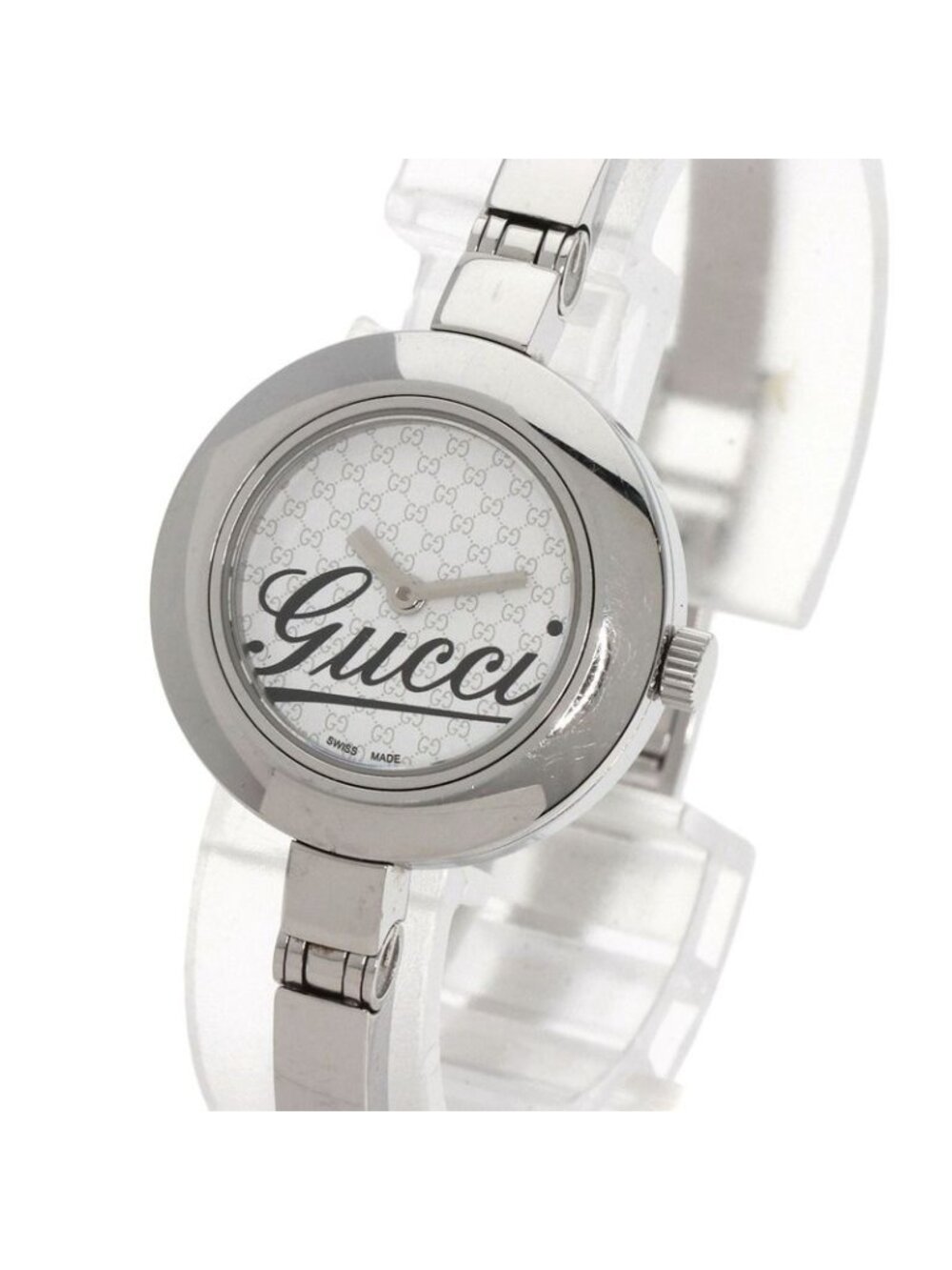 Gucci 105 Round Face Watch SS - Picture 3 of 15